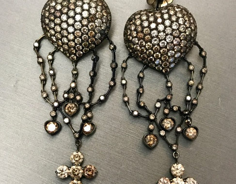 gemstone earrings