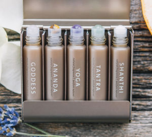 Saje Natural Perfume Kit with Gemstone Rollerballs Must Have
