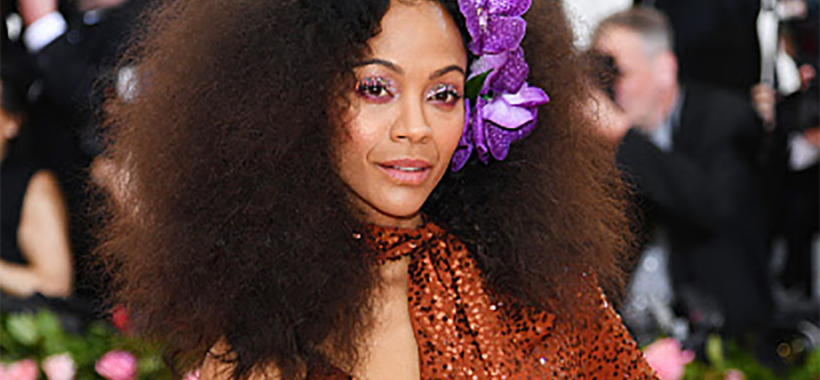 Zoe Saldana, met gala