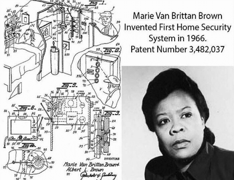 Marie Van brittan brown home security inventor