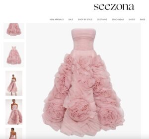 Tulle Dress In Misty Pink from Seezona,  Lela Christine 