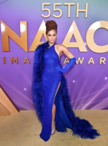 Andra Day attends the 55th NAACP Image Awards 