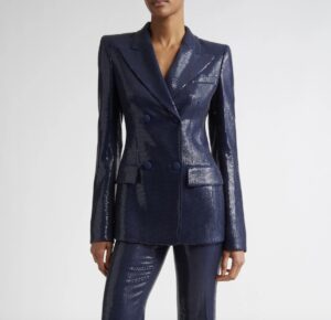 Navy blue suit holiday gift