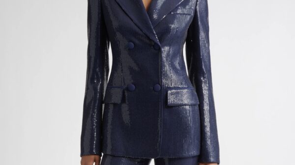 Navy blue suit holiday gift