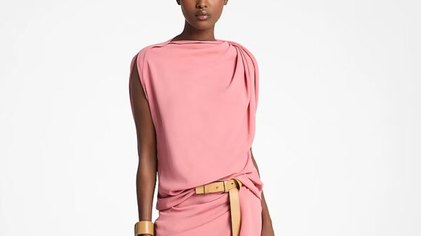 MICHAEL KORS COLLECTION Wool Crepe Draped Blouse