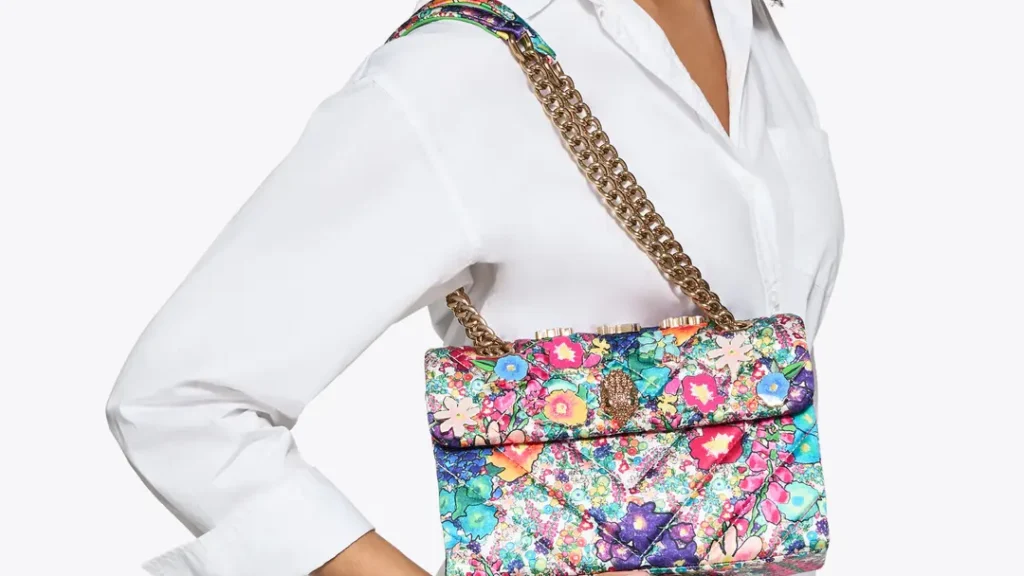 KURT GEIGER Handdrawn Kensington Flower Bag
