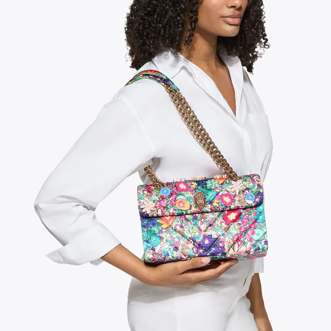 KURT GEIGER Handdrawn Kensington Flower Bag