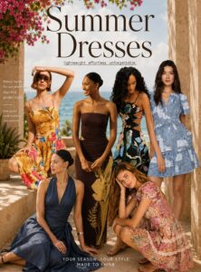 Summer Dresses. Anthropologie Style.