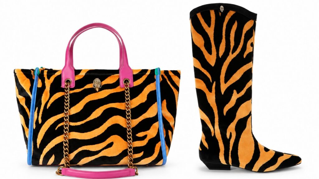 Kurt Geiger animal print handbag + Western Pull-On Boot.