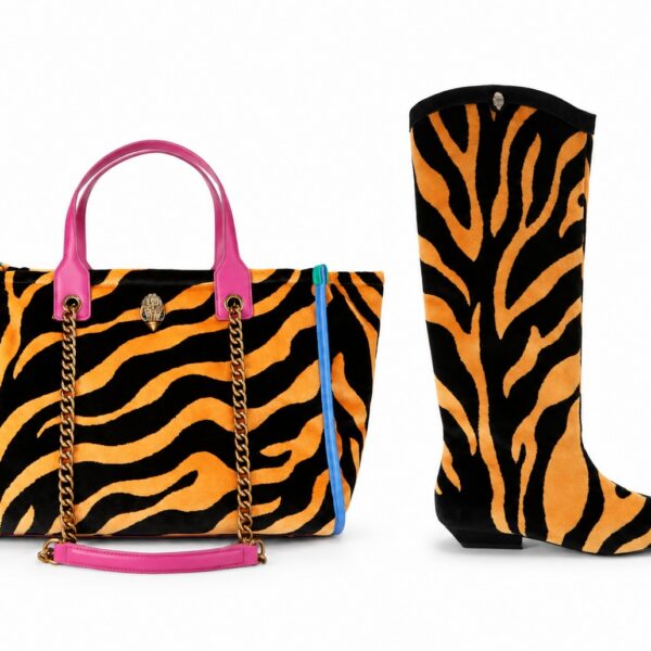 Kurt Geiger animal print handbag + Western Pull-On Boot.