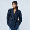 Pinstripe Blazer