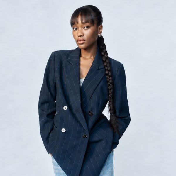 Pinstripe Blazer