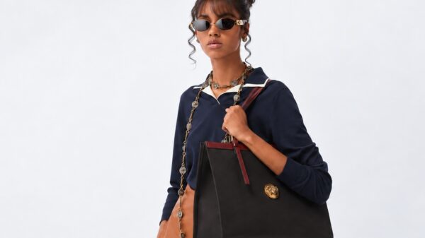 Versace Rivière Canvas Tote