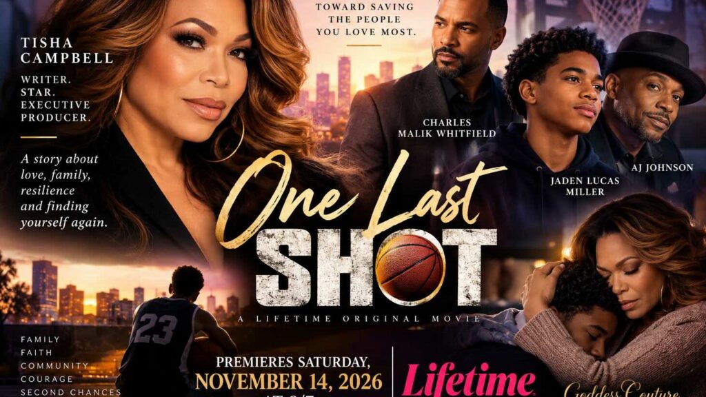 Tisha Campbell, One Last Shot, Lifetime Movie, Lifetime Original Movie, Black Hollywood, Black Entertainment, Women in Film, Family Drama, Goddess Couture News, Must Watch Movies